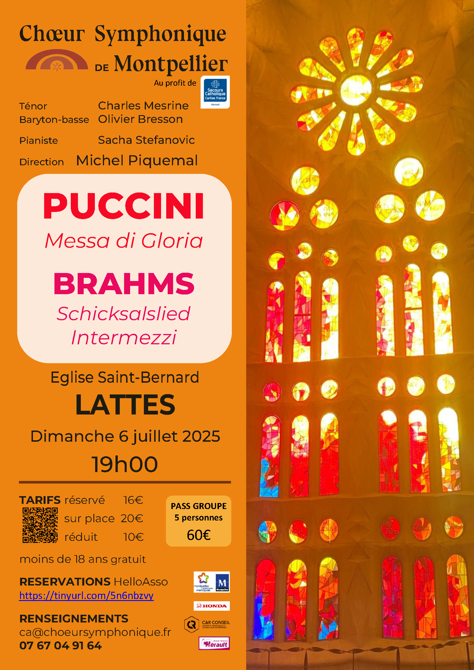 6 juillet 2024 - Brahms Puccini Lattes